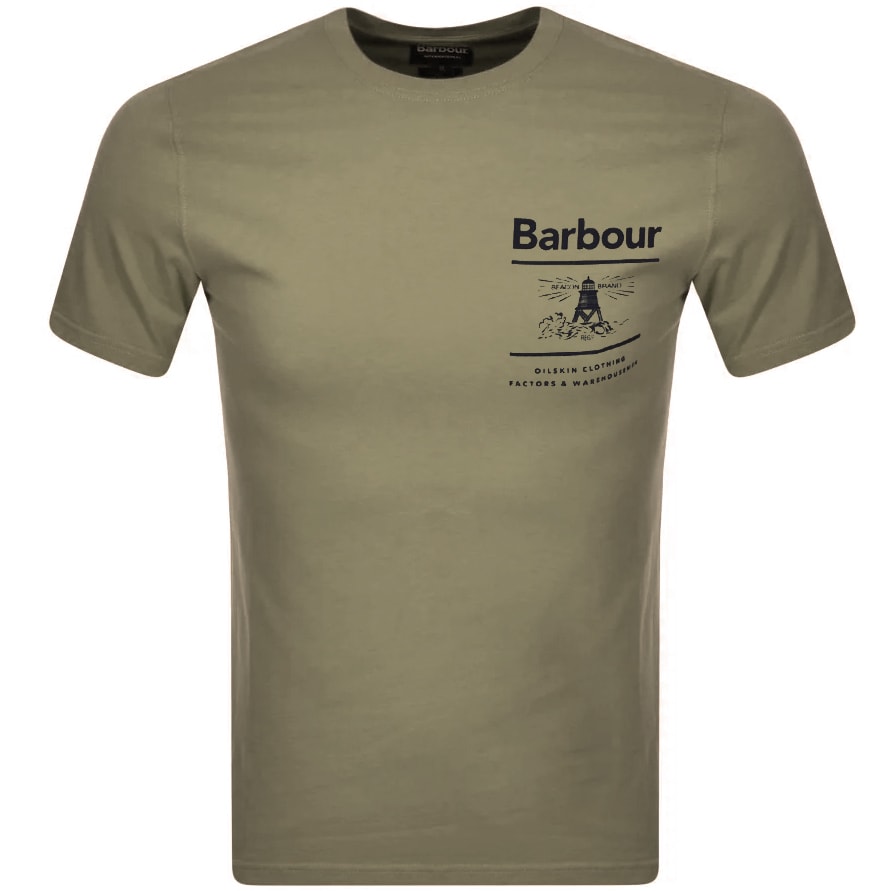 Alternative Image for ProductBarbour Chanonry T Shirt Green1